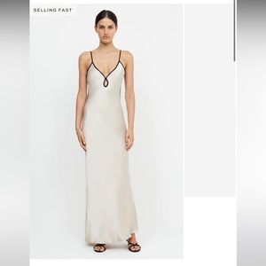 Bec and Bridge brand new dress!! Long, satin dress.